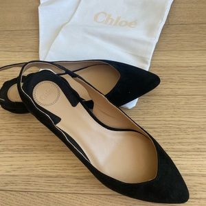 Brand New with Box and Shoe Bags Chloe Laurena Slingbacks, Size 7